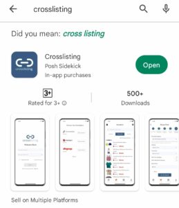 crosslisting app on the App store