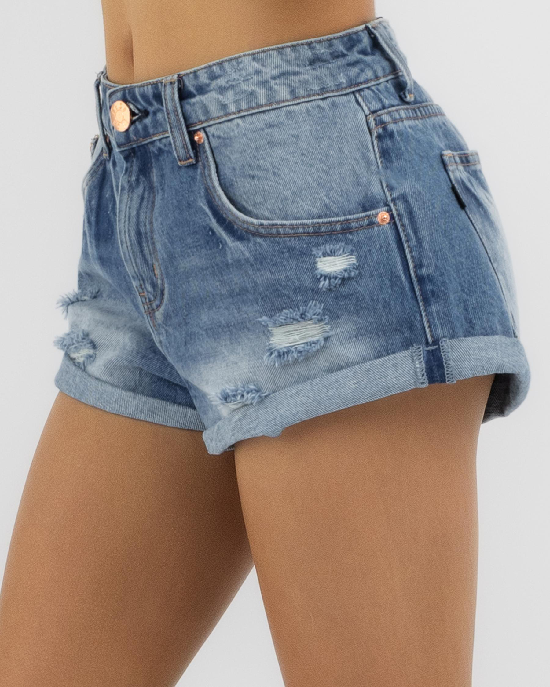 demin shorts